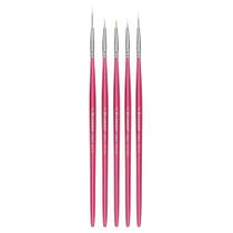 Conjunto Pincel Liner Filete Condor 05 peças Conjunto Pincel Liner Filete Condor 05 peças