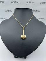 Conjunto pingente martelo xangô + corrente banhado ouro Conjunto pingente martelo xangô + corrente banhado ouro