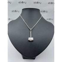 Conjunto pingente martelo xangô + corrente banhado rhod Conjunto pingente martelo xangô + corrente banhado rhod