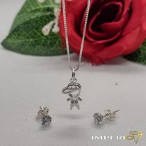 Conjunto pingente menino