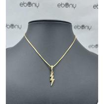Conjunto pingente raio de iansã + corrente banhado ouro Conjunto pingente raio de iansã + corrente banhado ouro