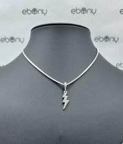 Conjunto pingente raio de iansã + corrente banhado rhod Conjunto pingente raio de iansã + corrente banhado rhod