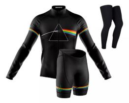 Conjunto Pink Floyd Camisa Manga Longa Bermuda Gel Pernito Silicone Mtb Conjunto Pink Floyd Camisa Manga Longa Bermuda Gel Pernito Silicone Mtb