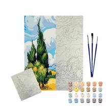 Conjunto Pintura Numerada Arte Terapia 40x50cm Conjunto Pintura Numerada Arte Terapia 40x50cm