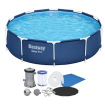 Conjunto Piscina 3,05x3,05m + Capa + Filtro 110/220 + Lona Bestway