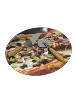 Conjunto Pizza Mais Cortadores Kit 3 Pç Pegador E Cortador