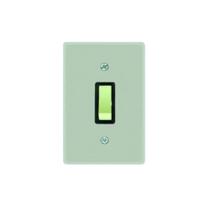 Conjunto Placa 2x4 + interruptor cor cinza- IRIEL Conjunto Placa 2x4 + interruptor cor cinza- IRIEL