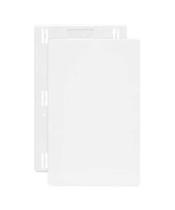 Conjunto Placa 4x2" 1 Placa Cega + Suporte Branco PA018083 Margirius