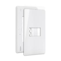 Conjunto Placa 4x2 1 Posto Horiz Br com Suporte Infiniti