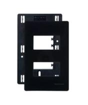 Conjunto Placa 4x2" 2 Postos separados + Suporte Preto PA018363 Margirius Conjunto Placa 4x2" 2 Postos separados + Suporte Preto PA018363 Margirius