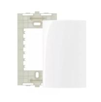 Conjunto Placa 4x2" Cega + Suporte Branco 16027 Margirius