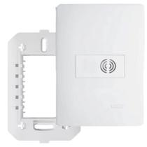 Conjunto Placa 4x2 + Modulo Cigarra Alertas Sonoros Habitat