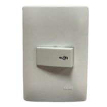 Conjunto Placa 4x2 + Módulo Pulsador Campainha 16a Habitat