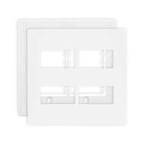 Conjunto Placa 4x4" 4 Postos separados + Suporte Branco 18091 Margirius Conjunto Placa 4x4" 4 Postos separados + Suporte Branco 18091 Margirius
