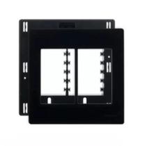 Conjunto Placa 4x4" 6 Postos + Suporte Preto 18369 Margirius