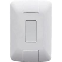 Conjunto Placa com 1 interrupitor simples 6A Aria Branca - Tramontina