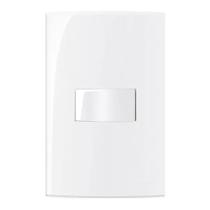 Conjunto Placa com Interruptor Simples 4x2 Sleek Margirius 16017