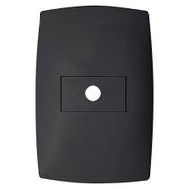 Conjunto Placa Furo Horizontal 4X2 Blux Home Grafite - Conjunto Placa Furo Horizontal 4X2 Blux Home Grafite -