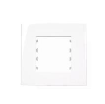Conjunto Placa + Suporte Branco para Móveis 80x80mm PA020923 Margirius