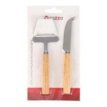 Conjunto Plaina com Faca para Queijo Cazza