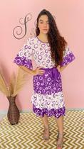 Conjunto plano estamp estampado com manga longa tamanho M Conjunto plano estamp estampado com manga longa tamanho M