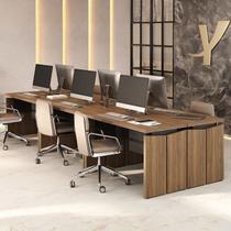 Conjunto Plataforma de Escritório para 6 Pessoas com 6 Mesas e Gaveteiros Suspenso Individuais Conjunto Plataforma de Escritório para 6 Pessoas com 6 Mesas e Gaveteiros Suspenso Individuais