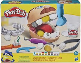 Conjunto play-doh brincando de dentista hasbro