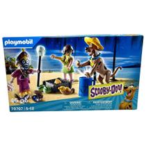 Conjunto Playmobil Scooby-Doo Aventura Com Bruxo - 46 Peças - Sunny Brinquedos