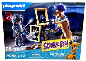 Conjunto Playmobil Scooby-Doo Aventura Com Cavaleiro Negro - Com Mini Boneco Cachorro Scooby Doo E Acessórios - Sunny Brinquedos
