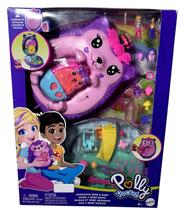 Conjunto Playset Mundo Surpresa Mamãe Ouriço E Seu Bebê Com Acessórios E Duas Micro Boneca Polly Pocket Mattel Brinquedos