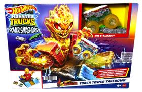 Conjunto Playset Pista Hot Wheels Monstro De Fogo Arena Apaga Incêndio Acompanha Veículo Carro Carrinho Menino Monster Trucks Mattel Conjunto Playset Pista Hot Wheels Monstro De Fogo Arena Apaga Incêndio Acompanha Veículo Carro Carrinho Menino Monster Trucks Mattel