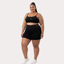 Conjunto plus size academia poliamida zero transparencia g1 g2 g3