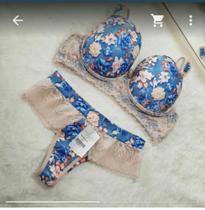 Conjunto Plus size alça Reforçada Tamanhos 48 50 52 54