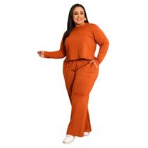 Conjunto Plus Size Calça+Blusa Gisele