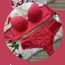 Conjunto plus size ,vermelho reforçado
