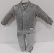 Conjunto Plush Bebê Inverno Menino Katita Casaco Calça 23123 Conjunto Plush Bebê Inverno Menino Katita Casaco Calça 23123
