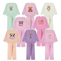 Conjunto Plush Menina Inverno Pijama Quentinho Peluciado Infantil e Juvenil Conjunto Plush Menina Inverno Pijama Quentinho Peluciado Infantil e Juvenil