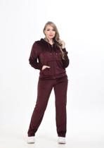 Conjunto Plush - Vinho