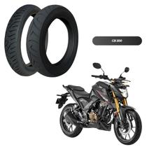 Conjunto Pneus 130/70-17 + 100/80-17 CB 500 Fazer 250 Ninja 250 CBR 250 Twister CB 300 + Brlnde (Redinha)
