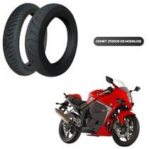 Conjunto Pneus 130/70-17 + 100/80-17 CB 500 Fazer 250 Ninja 250 CBR 250 Twister CB 300 + Brlnde (Redinha)