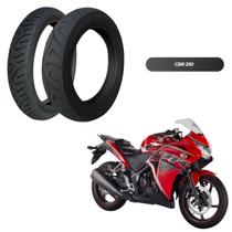 Conjunto Pneus 130/70-17 + 100/80-17 CB 500 Fazer 250 Ninja 250 CBR 250 Twister CB 300