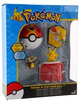 Conjunto Pokémon Throw 'N' Pop Duel Pikachu de Pokébola e Cubone