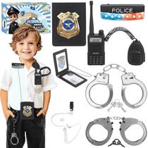 Conjunto Police Toys IVENRXIU Police Pretend Play com acessórios