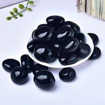 Conjunto Polido de 12 Pedras de Obsidiana Negra JPORSHU