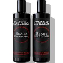 Conjunto Polished Gentleman: Shampoo e Condicionador para Crescimento de Barba