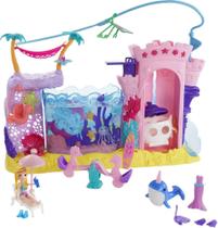 Conjunto Polly Pocket Sea & Swim Adventure - Boneca de 3 Polegadas