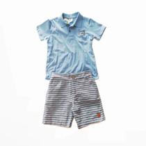 Conjunto polo com bermuda infantil tamanho 6 - Alenice Conjunto polo com bermuda infantil tamanho 6 - Alenice
