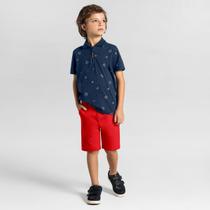 Conjunto Polo Infantil Menino Mundi