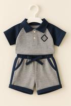 Conjunto Polo Mauricinho para neném de o-6 meses
