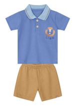 Conjunto Polo Piquet Comfort Bermuda Moletinho 26097004